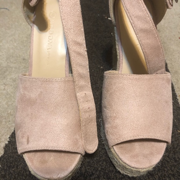 Blush WDL Wedge Espadrilles - Picture 2 of 4